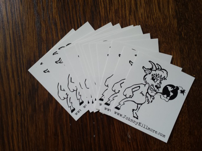 Johnny Killmore Vinyl Stickers