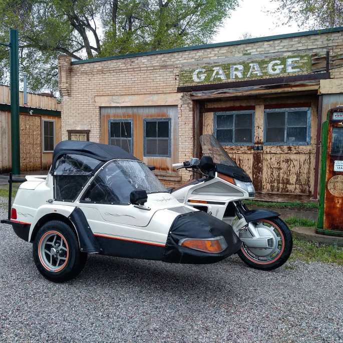 motorcycle sidecar honda goldwing california