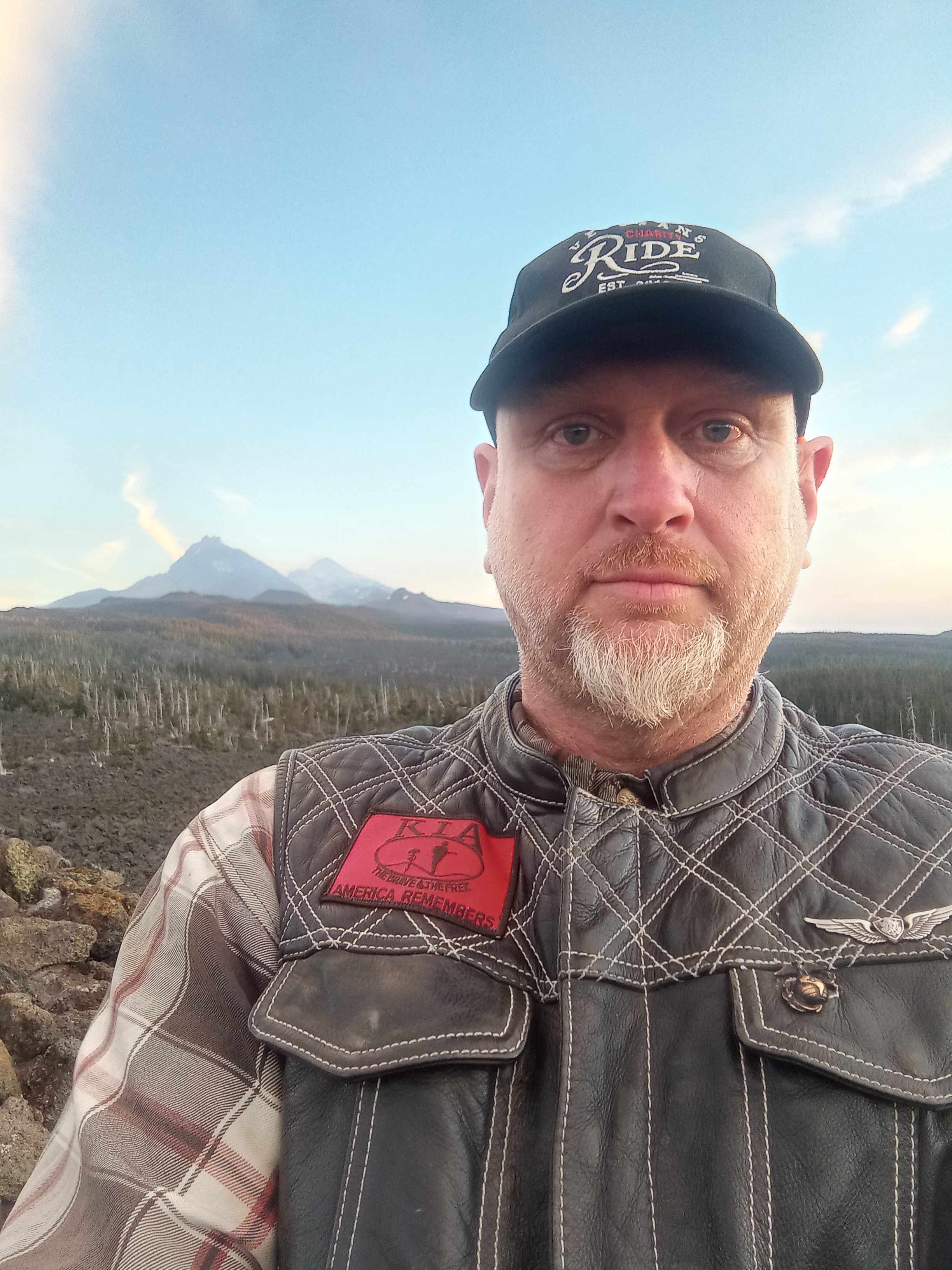 selfie at lava beds 2024