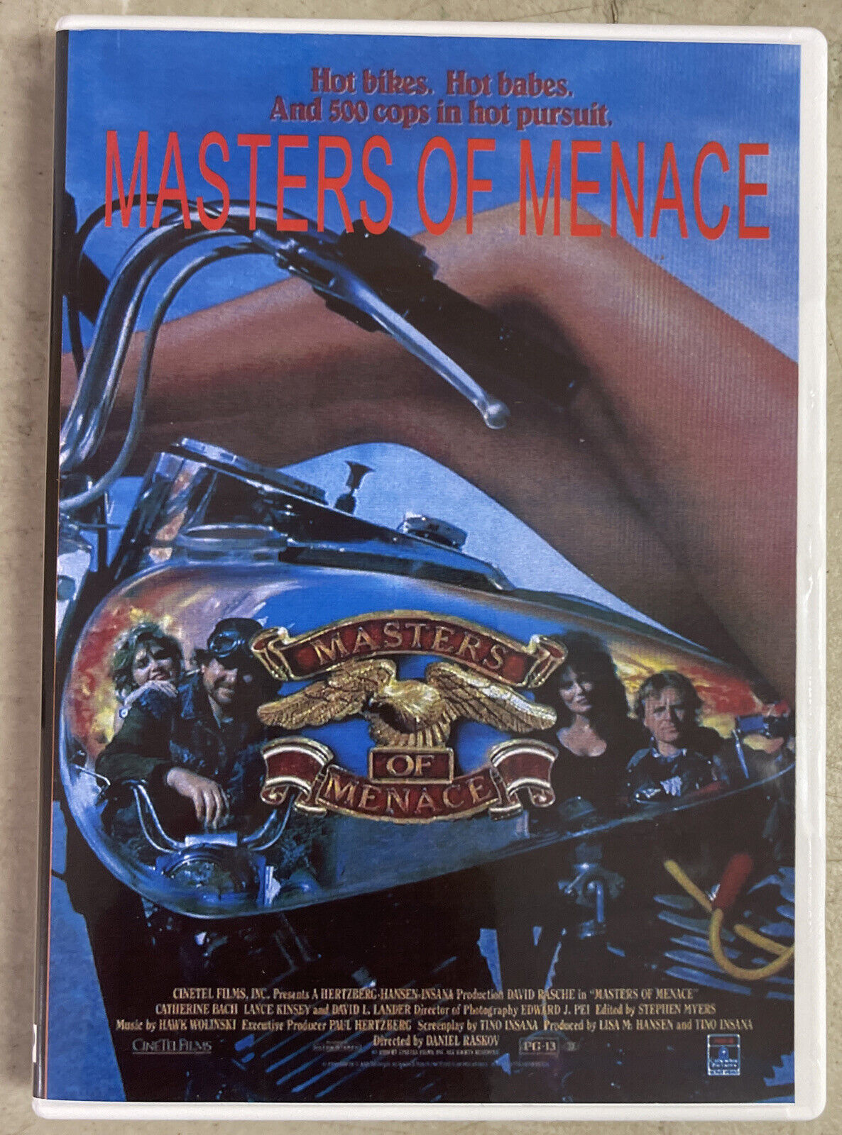 VHS box of Masters of Menace