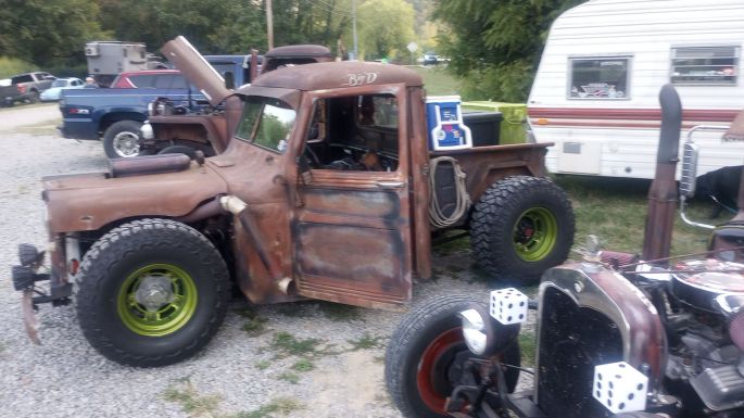 a Rat rod based on an old Willy's style Jeep